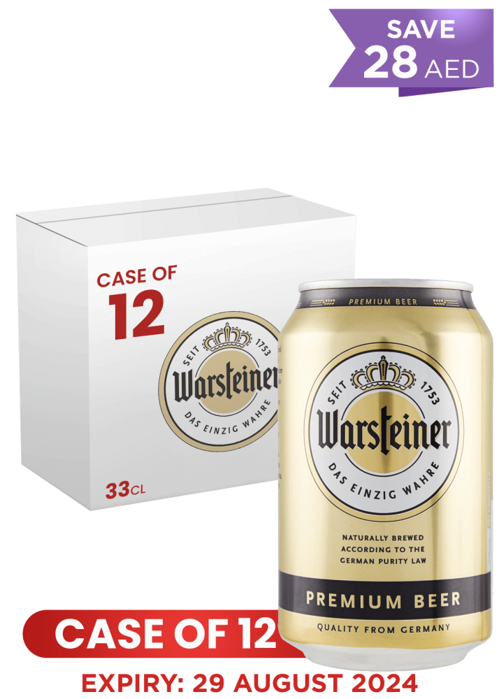 Warsteiner Premium Can 33 CL X 12 Case