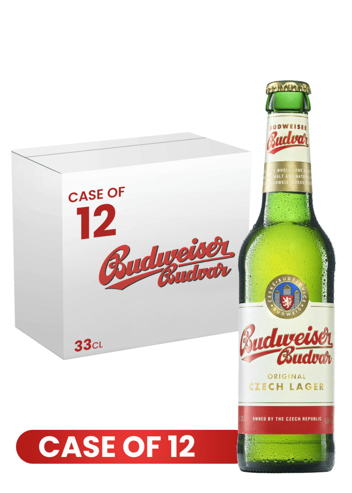 Budweiser Budvar Original Btl 33 CL X 12 Case