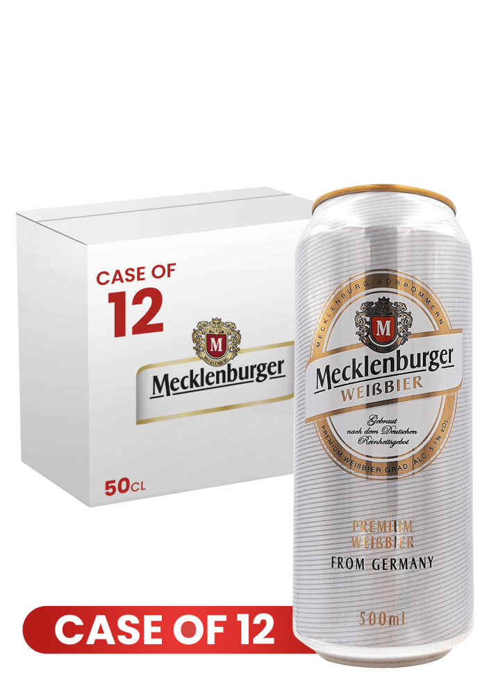 Mecklenburger Weissbier Can 50 CL X 12 Case