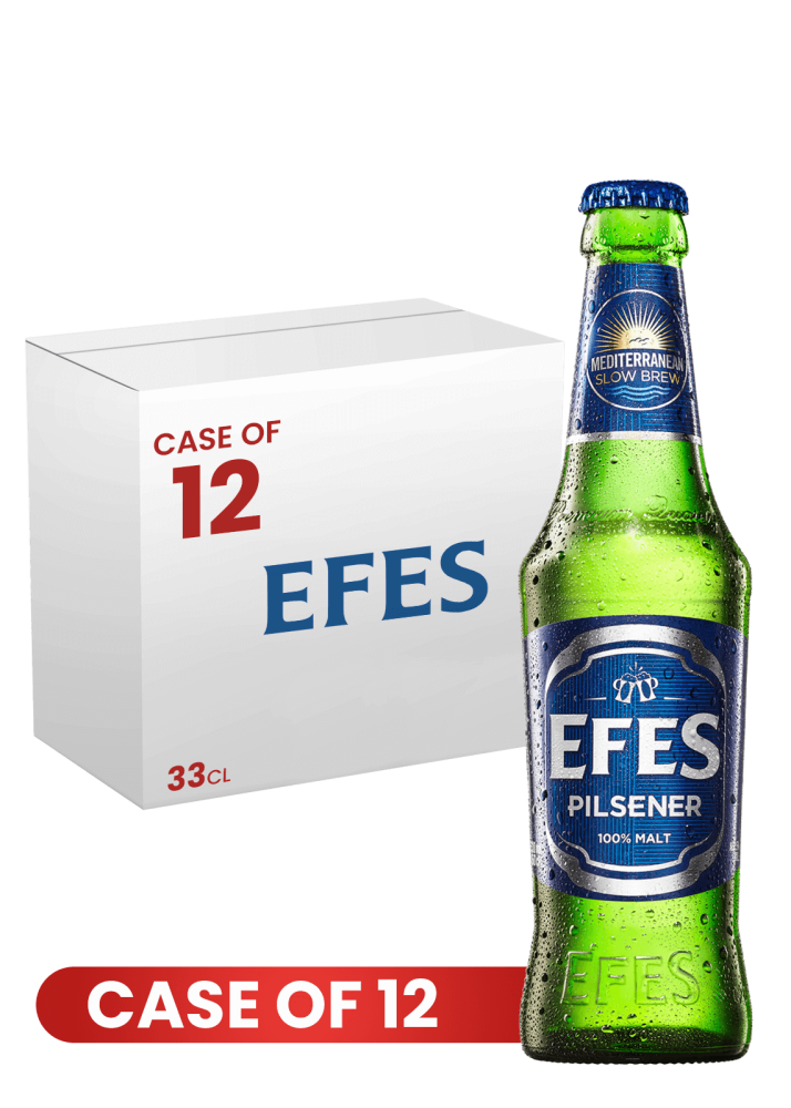 Efes Pilsner Btl 33 CL X 12 Case
