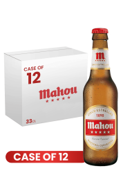 Mahou Cinco Estrellas Btl 33 CL X 12 Case