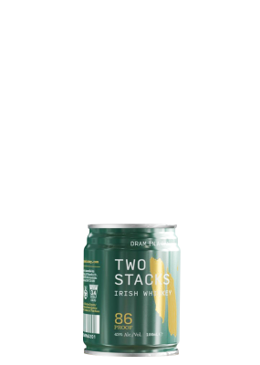 Two Stacks Blended Irish Whisky Dram In A Can 10CL X 1 Can