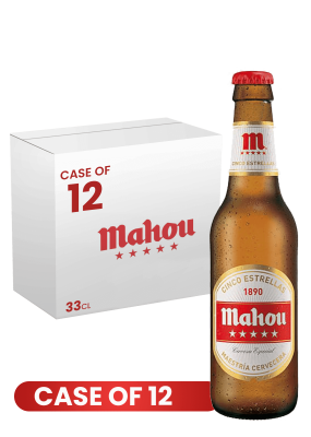 Mahou Cinco Estrellas Btl 33 CL X 12 Case
